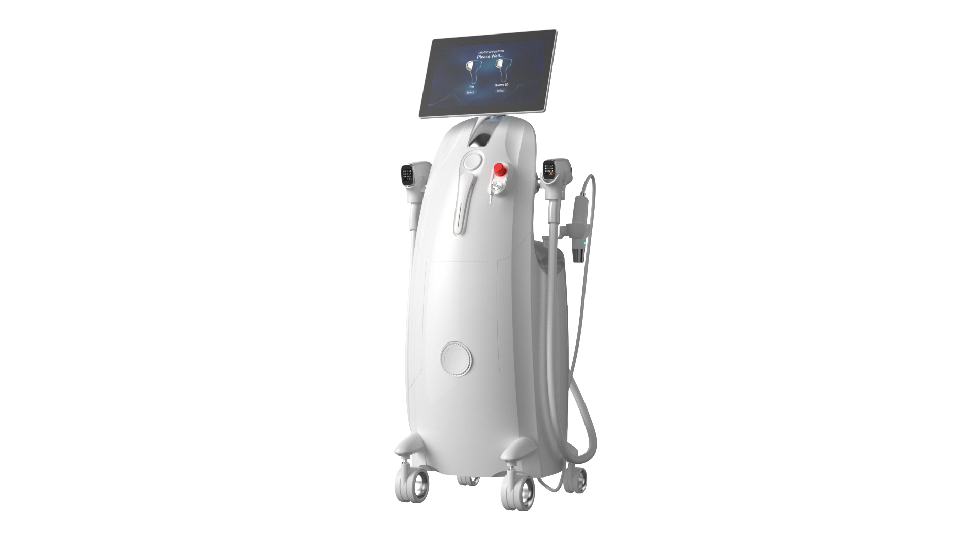 EOS Diode ice laser 4 golflengte TEC koelsysteem / 2 handvaten (wit)